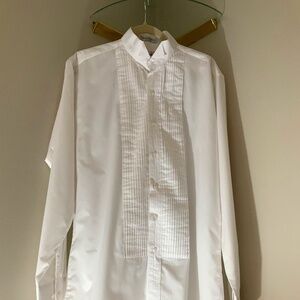 Men’s Tuxedo Shirt White Sz 15-15 1/2, 36/37